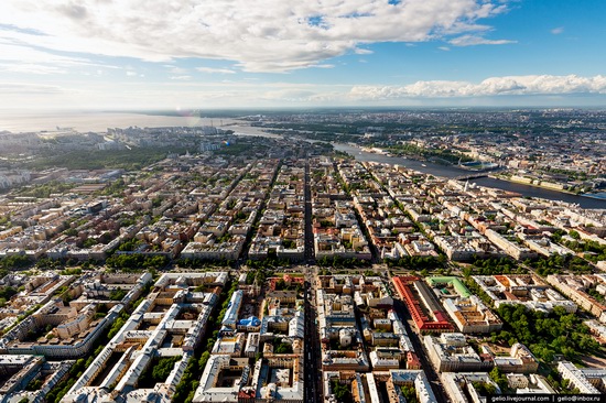 Saint Petersburg, Russia from above, photo 27