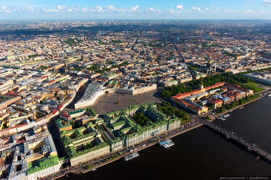 Saint Petersburg, Russia from above, photo 3