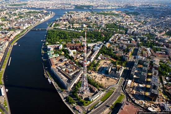 Saint Petersburg, Russia from above, photo 35