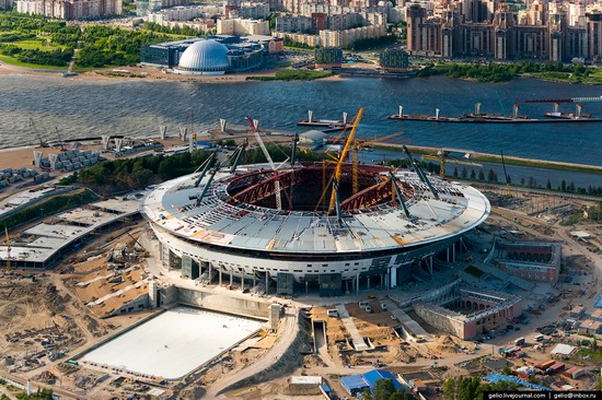 Saint Petersburg, Russia from above, photo 40