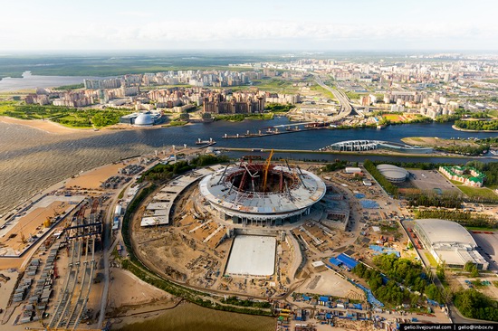 Saint Petersburg, Russia from above, photo 41