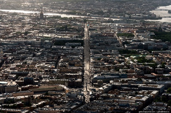 Saint Petersburg, Russia from above, photo 53