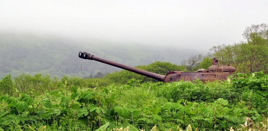 Abandoned tanks, Shikotan Island, Sakhalin region, Russia, photo 16