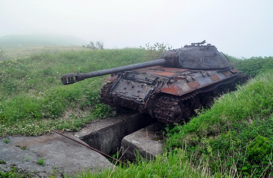 Abandoned tanks, Shikotan Island, Sakhalin region, Russia, photo 22