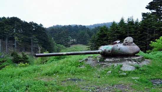 Abandoned tanks, Shikotan Island, Sakhalin region, Russia, photo 23