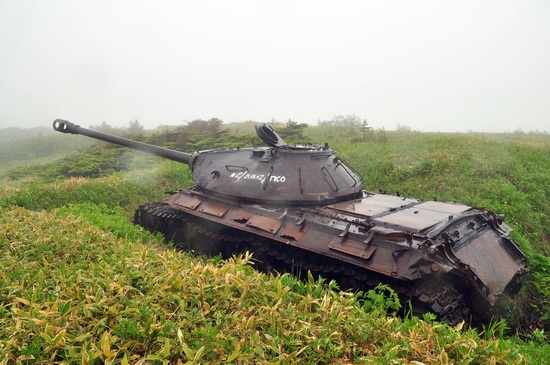 Abandoned tanks, Shikotan Island, Sakhalin region, Russia, photo 25