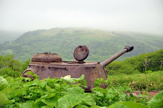 Abandoned tanks, Shikotan Island, Sakhalin region, Russia, photo 5