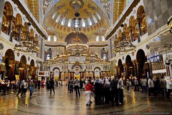 Interior of the Naval Cathedral in Kronstadt, Russia, photo 1