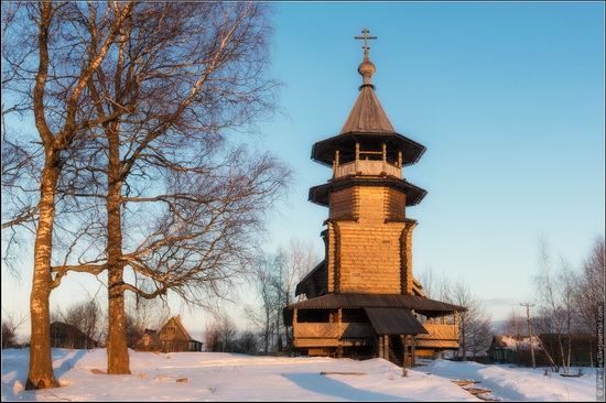 The first snow in the village of Blagoveshchenye, Moscow region, Russia, photo 7