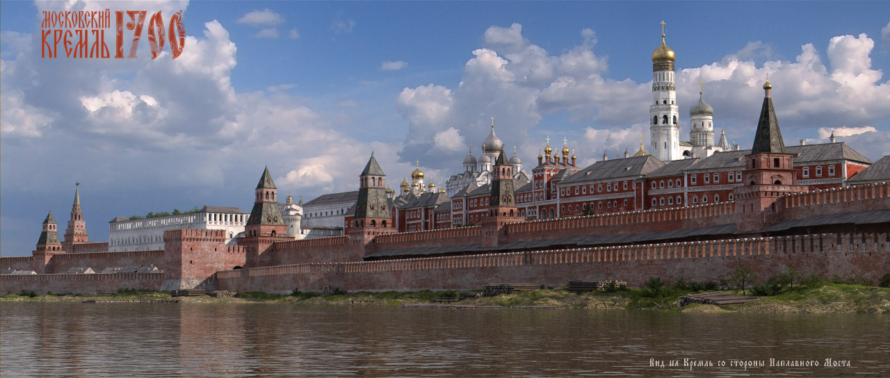 Moscow Kremlin in 1700 · Russia Travel Blog
