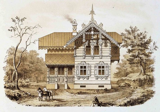 The motives of Russian architecture in 1873-1880, picture 12