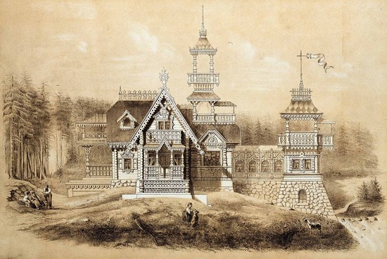 The motives of Russian architecture in 1873-1880, picture 13