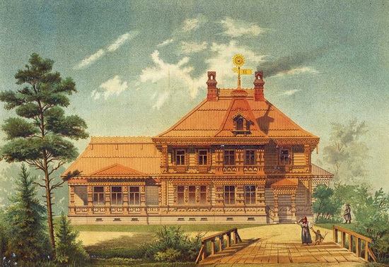 The motives of Russian architecture in 1873-1880, picture 16