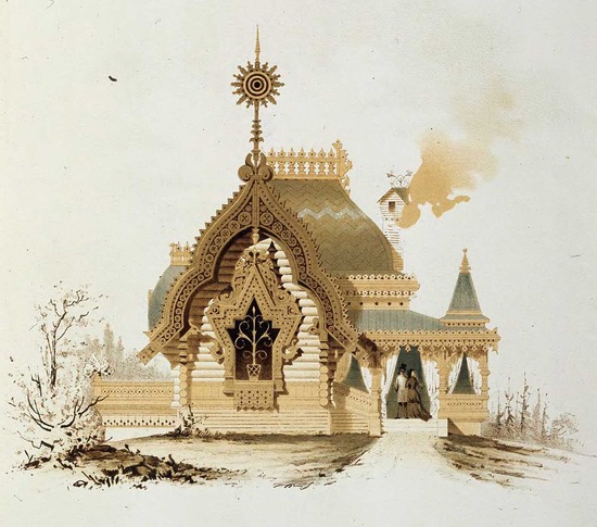 The motives of Russian architecture in 1873-1880, picture 3