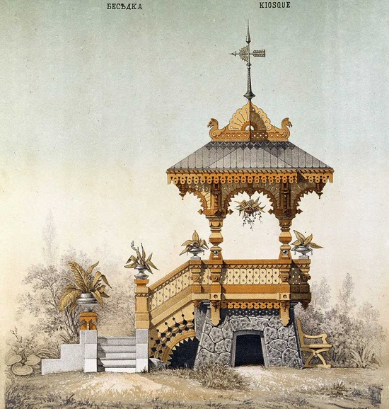 The motives of Russian architecture in 1873-1880, picture 4