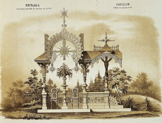 The motives of Russian architecture in 1873-1880, picture 5