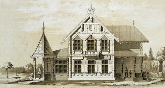 The motives of Russian architecture in 1873-1880, picture 6