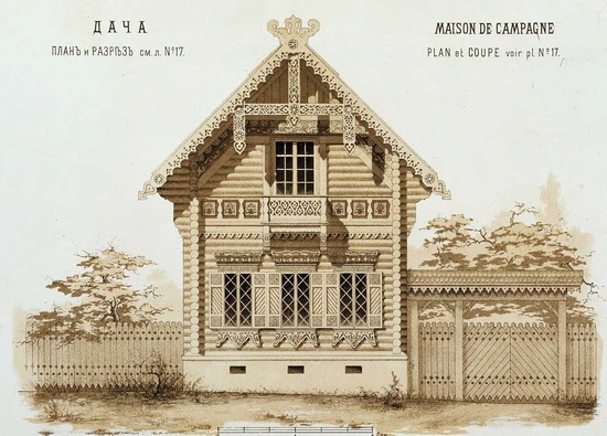 The motives of Russian architecture in 1873-1880, picture 7