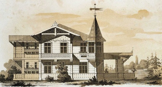 The motives of Russian architecture in 1873-1880, picture 8