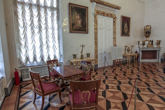 The interiors of the Alexander Palace in Tsarskoye Selo, Russia, photo 2