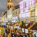 The center of Moscow decorated for New Year holidays