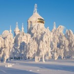 Holy Cross Cathedral on the White Mountain in the Perm region