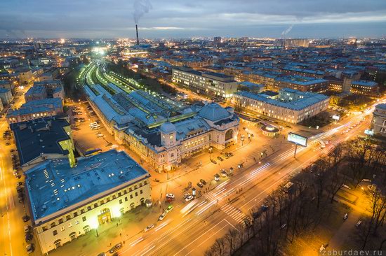 Saint Petersburg at night - the view from above, Russia, photo 10