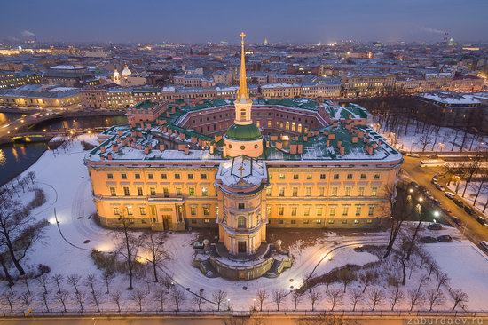 Saint Petersburg at night - the view from above, Russia, photo 16