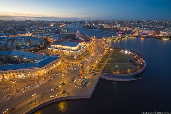 Saint Petersburg at night - the view from above, Russia, photo 19