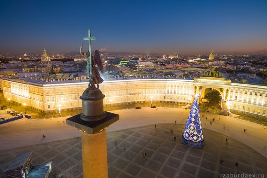 Saint Petersburg at night - the view from above, Russia, photo 22