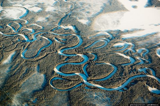 Khanty-Mansi Autonomous Okrug from above, Siberia, Russia, photo 10