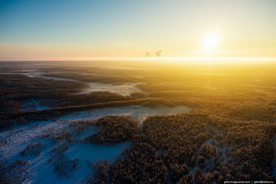 Khanty-Mansi Autonomous Okrug from above, Siberia, Russia, photo 14