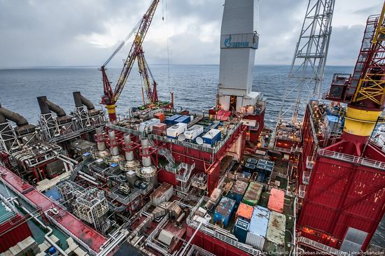 Oil production on the shelf in the Russian Arctic, photo 13