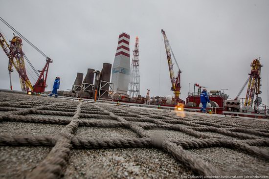 Oil production on the shelf in the Russian Arctic, photo 16