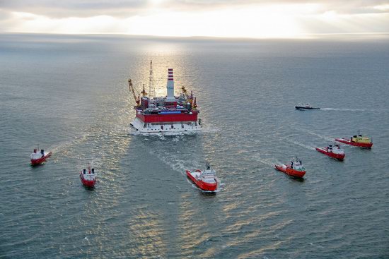 Oil production on the shelf in the Russian Arctic, photo 5