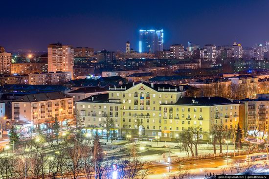 Winter Perm city from above, Russia, photo 18