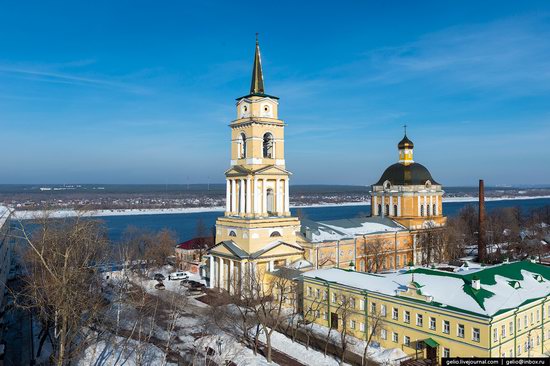 Winter Perm city from above, Russia, photo 6