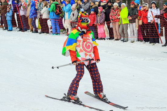 The carnival-parade at the festival GrelkaFest in Sheregesh, Russia, photo 10