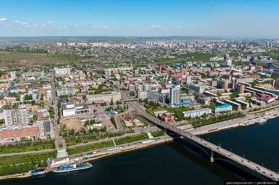 Let’s fly over Krasnoyarsk – one of the oldest cities in Siberia ...