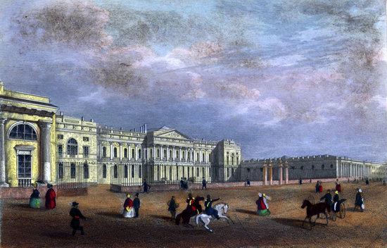 St. Petersburg in the 1850s in Daziaro lithographs, Russia, picture 2