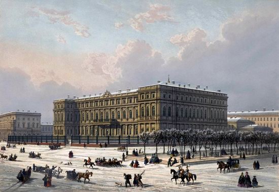 St. Petersburg in the 1850s in Daziaro lithographs, Russia, picture 22