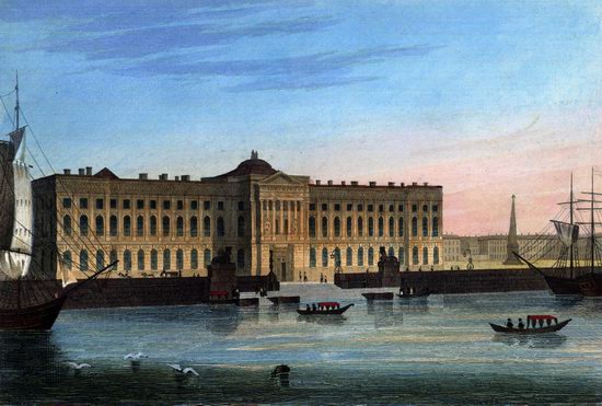 St. Petersburg in the 1850s in Daziaro lithographs, Russia, picture 9