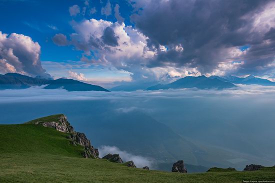 Climbing Stolovaya Mountain, Caucasus, Russia, photo 16