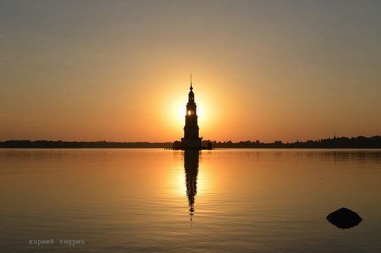 Flooded bell tower, Kalyazin, Tver region, Russia, photo 1