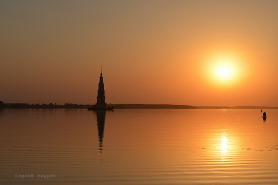 Flooded bell tower, Kalyazin, Tver region, Russia, photo 10