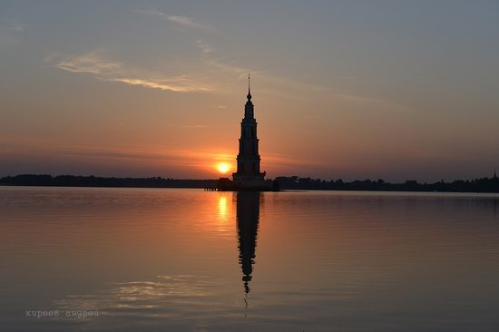 Flooded bell tower, Kalyazin, Tver region, Russia, photo 14