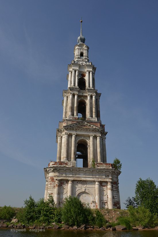 Flooded bell tower, Kalyazin, Tver region, Russia, photo 5