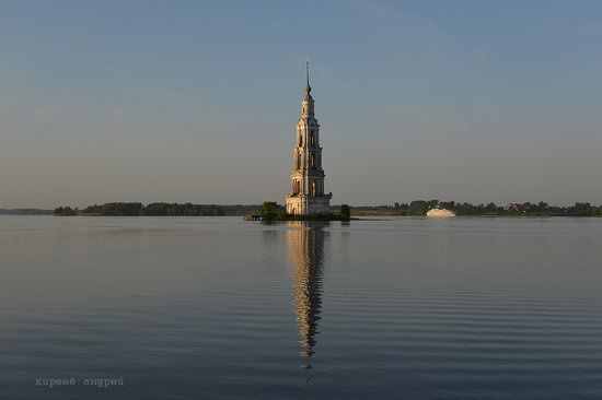 Flooded bell tower, Kalyazin, Tver region, Russia, photo 6