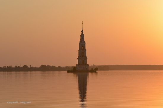 Flooded bell tower, Kalyazin, Tver region, Russia, photo 9