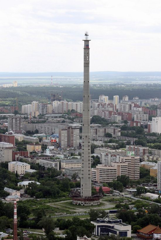 The abandoned TV tower of Ekaterinburg, Russia